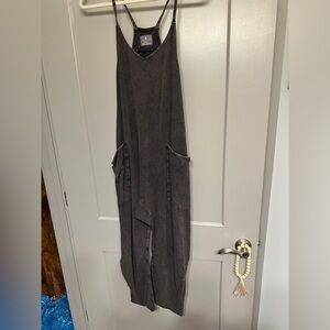 FP Movement by Free People Charcoal Jumpsuit
